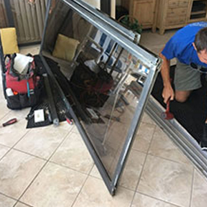 sliding glass door frame repair Sunnyslope